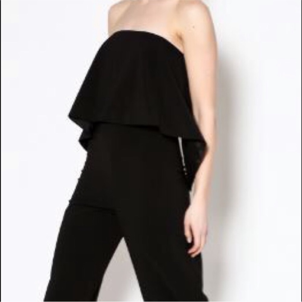 Do + Be Strapless Jumpsuit - Black